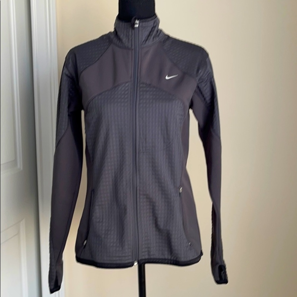 Nike gray track jacket